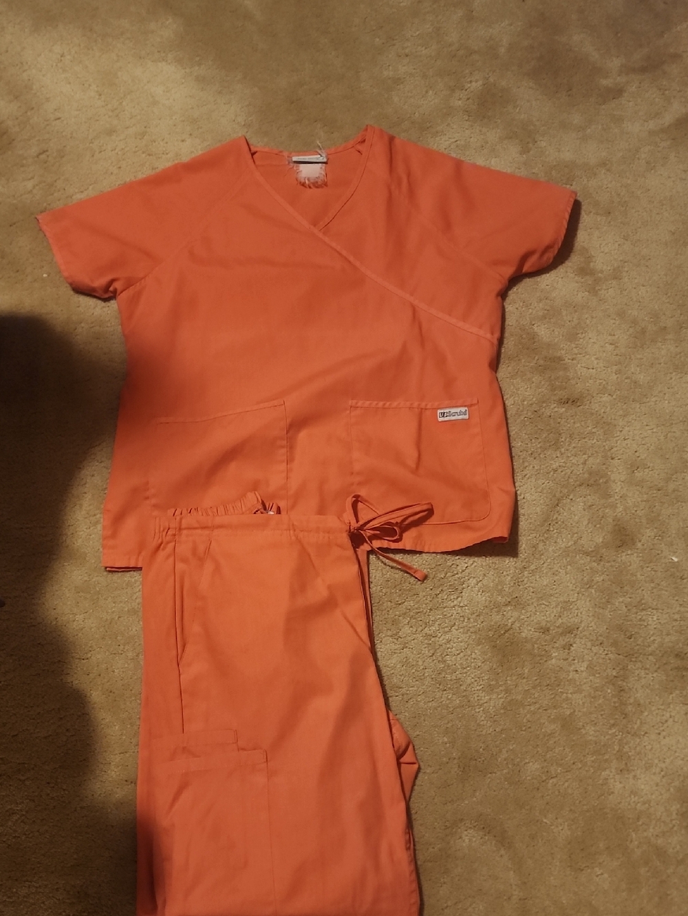 Ua Coral Scrub Top and Pants Set